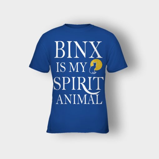 Binx-Is-My-Spirit-Animal-Sanderson-Sisters-Disney-Hocus-Pocus-Kids-T-Shirt-Royal