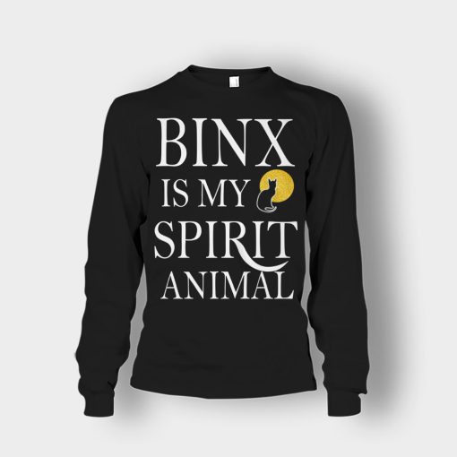 Binx-Is-My-Spirit-Animal-Sanderson-Sisters-Disney-Hocus-Pocus-Unisex-Long-Sleeve-Black