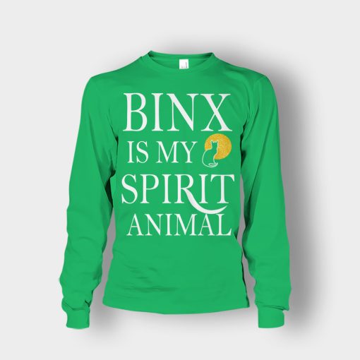 Binx-Is-My-Spirit-Animal-Sanderson-Sisters-Disney-Hocus-Pocus-Unisex-Long-Sleeve-Irish-Green
