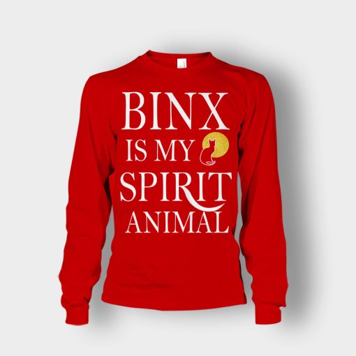 Binx-Is-My-Spirit-Animal-Sanderson-Sisters-Disney-Hocus-Pocus-Unisex-Long-Sleeve-Red