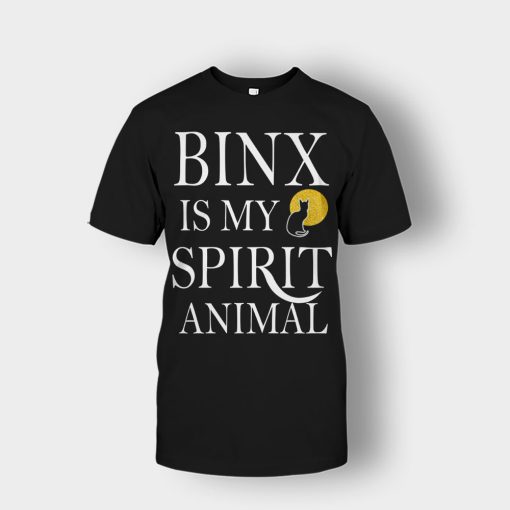 Binx-Is-My-Spirit-Animal-Sanderson-Sisters-Disney-Hocus-Pocus-Unisex-T-Shirt-Black