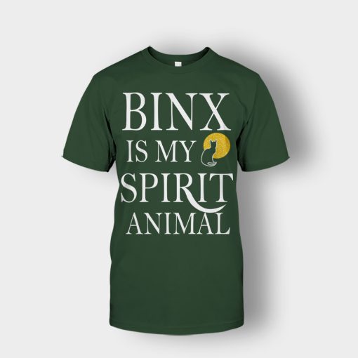 Binx-Is-My-Spirit-Animal-Sanderson-Sisters-Disney-Hocus-Pocus-Unisex-T-Shirt-Forest