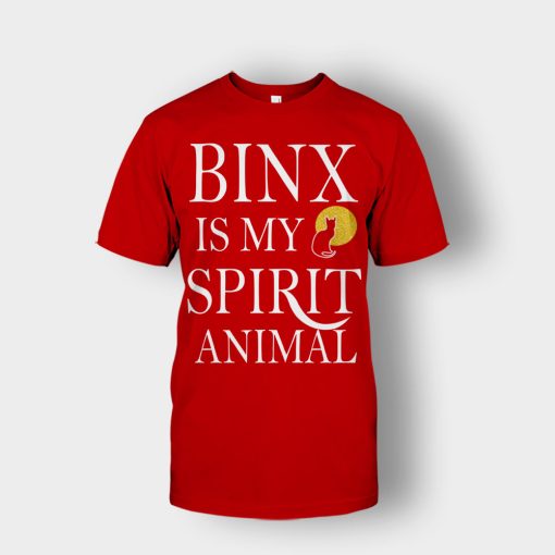 Binx-Is-My-Spirit-Animal-Sanderson-Sisters-Disney-Hocus-Pocus-Unisex-T-Shirt-Red