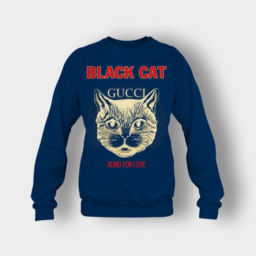 Blind-For-Love-Black-Cat-Crewneck-Sweatshirt-Navy