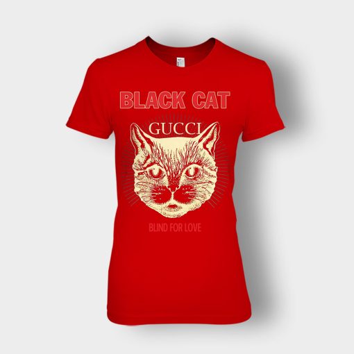 Blind-For-Love-Black-Cat-Ladies-T-Shirt-Red