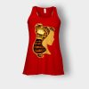 Booking-Head-Disney-Beauty-And-The-Beast-Bella-Womens-Flowy-Tank-Red