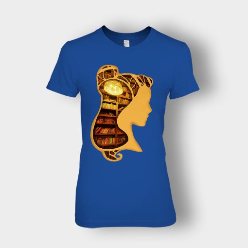 Booking-Head-Disney-Beauty-And-The-Beast-Ladies-T-Shirt-Royal