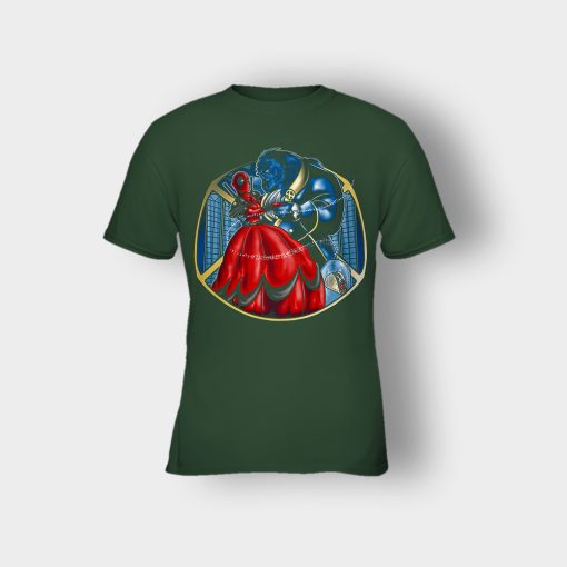 Booty-Deadpool-Mashup-Disney-Beauty-And-The-Beast-Kids-T-Shirt-Forest