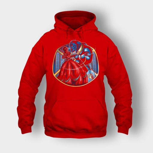 Booty-Deadpool-Mashup-Disney-Beauty-And-The-Beast-Unisex-Hoodie-Red