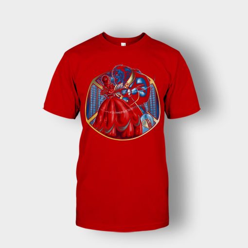 Booty-Deadpool-Mashup-Disney-Beauty-And-The-Beast-Unisex-T-Shirt-Red