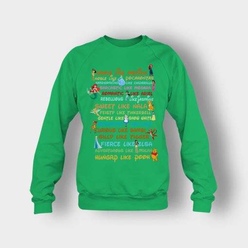 Brave-Yourself-Disney-Crewneck-Sweatshirt-Irish-Green