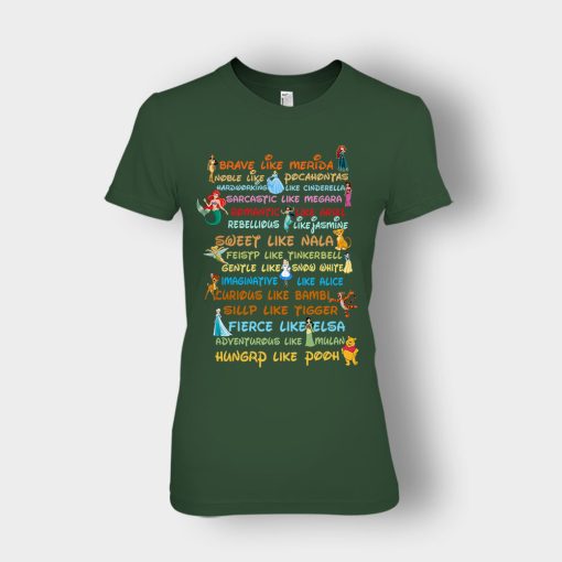 Brave-Yourself-Disney-Ladies-T-Shirt-Forest