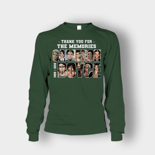 Cameron-Boyce-1999-2019-Thank-You-For-The-Memories-Unisex-Long-Sleeve-Forest