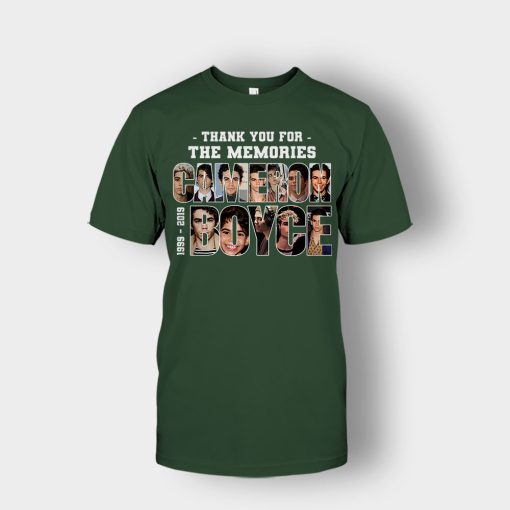 Cameron-Boyce-1999-2019-Thank-You-For-The-Memories-Unisex-T-Shirt-Forest