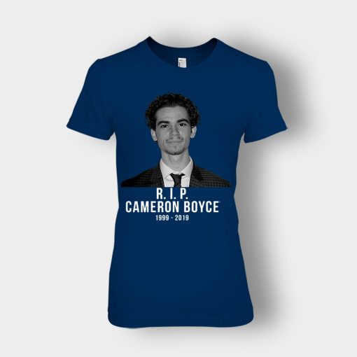 Cameron-Boyce-RIP-Thank-you-Ladies-T-Shirt-Navy