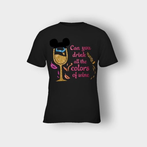 Can-You-Drink-All-The-Colors-Of-The-Wine-Disney-Pocahontas-Inspired-Kids-T-Shirt-Black