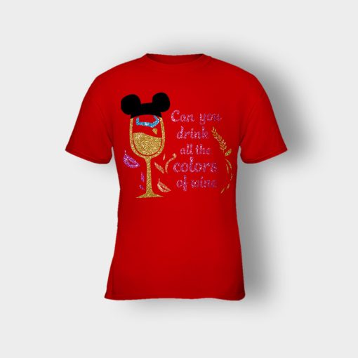Can-You-Drink-All-The-Colors-Of-The-Wine-Disney-Pocahontas-Inspired-Kids-T-Shirt-Red