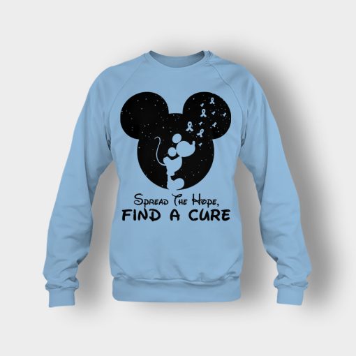 Cancer-Awareness-Spread-The-Hope-Find-A-Cure-Disney-Mickey-Inspired-Crewneck-Sweatshirt-Light-Blue