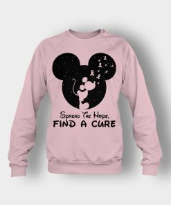 Cancer-Awareness-Spread-The-Hope-Find-A-Cure-Disney-Mickey-Inspired-Crewneck-Sweatshirt-Light-Pink
