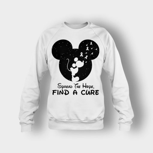 Cancer-Awareness-Spread-The-Hope-Find-A-Cure-Disney-Mickey-Inspired-Crewneck-Sweatshirt-White