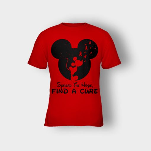 Cancer-Awareness-Spread-The-Hope-Find-A-Cure-Disney-Mickey-Inspired-Kids-T-Shirt-Red
