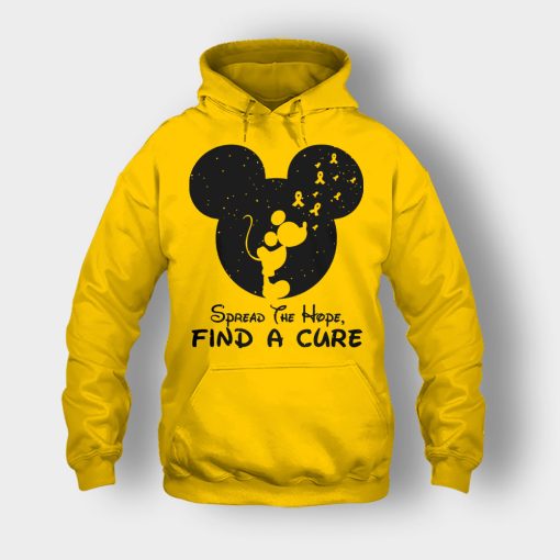 Cancer-Awareness-Spread-The-Hope-Find-A-Cure-Disney-Mickey-Inspired-Unisex-Hoodie-Gold