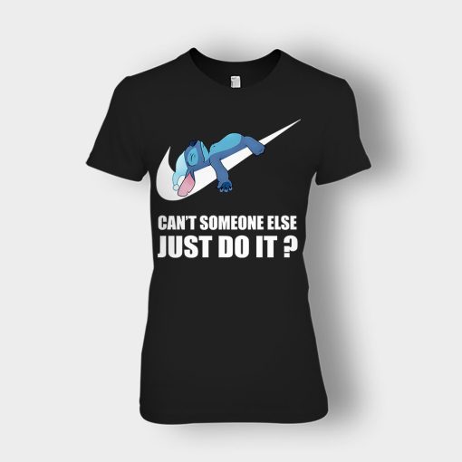 Cant-Someone-Just-Do-It-Disney-Lilo-And-Stitch-Ladies-T-Shirt-Black
