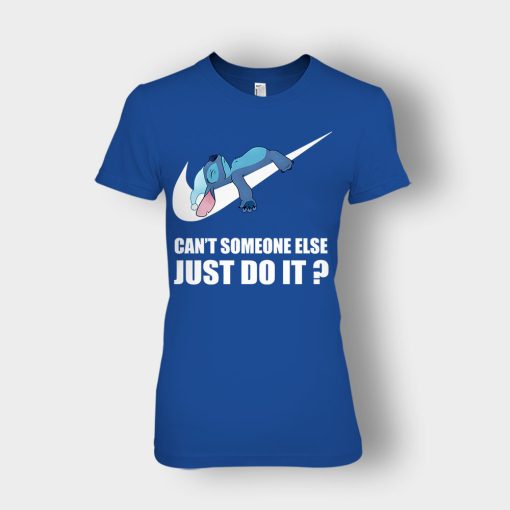Cant-Someone-Just-Do-It-Disney-Lilo-And-Stitch-Ladies-T-Shirt-Royal