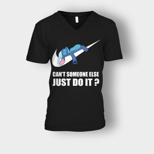 Cant-Someone-Just-Do-It-Disney-Lilo-And-Stitch-Unisex-V-Neck-T-Shirt-Black