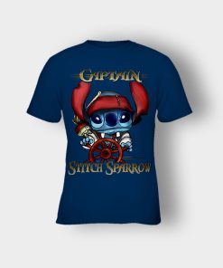 Captain-Stitch-Sparrow-Disney-Lilo-And-Stitch-Kids-T-Shirt-Navy