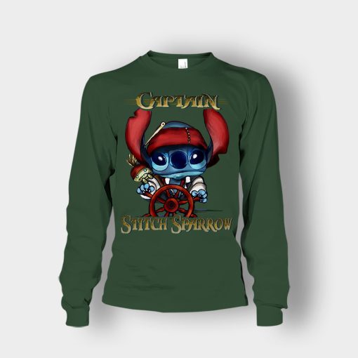 Captain-Stitch-Sparrow-Disney-Lilo-And-Stitch-Unisex-Long-Sleeve-Forest