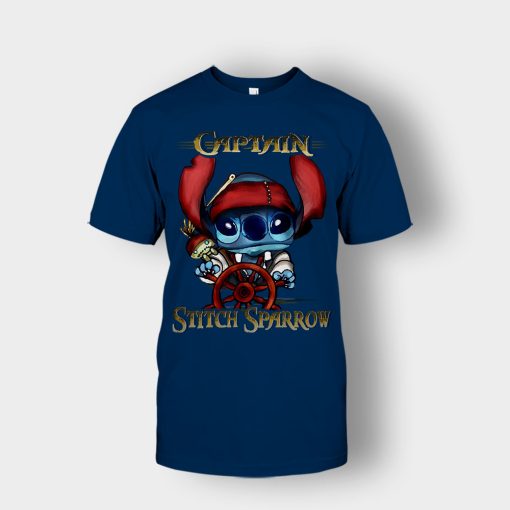 Captain-Stitch-Sparrow-Disney-Lilo-And-Stitch-Unisex-T-Shirt-Navy