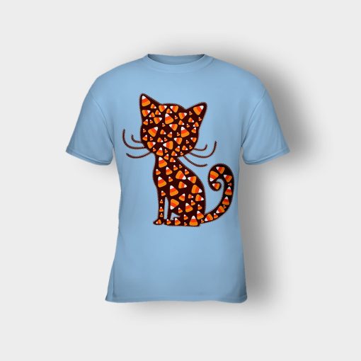 Cat-Halloween-Pumpkin-Kids-T-Shirt-Light-Blue