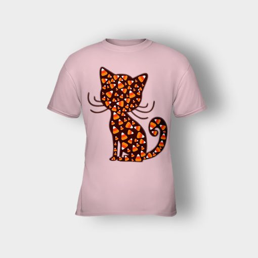 Cat-Halloween-Pumpkin-Kids-T-Shirt-Light-Pink