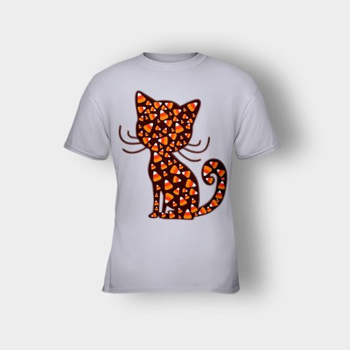 Cat-Halloween-Pumpkin-Kids-T-Shirt-Sport-Grey