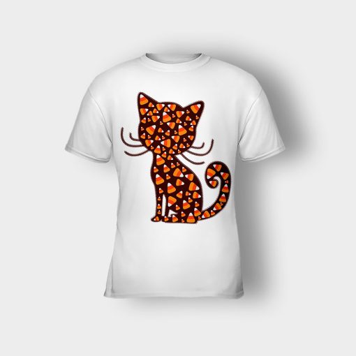 Cat-Halloween-Pumpkin-Kids-T-Shirt-White