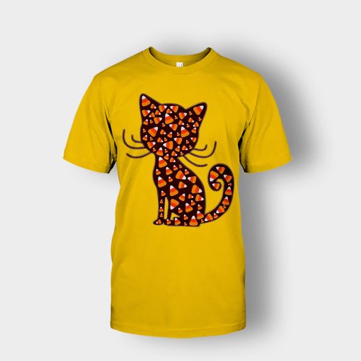 Cat-Halloween-Pumpkin-Unisex-T-Shirt-Gold