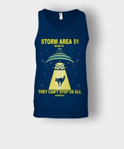 Cat-UFO-Storm-Area-51-They-Cant-Stop-All-of-Us-Unisex-Tank-Top-Navy
