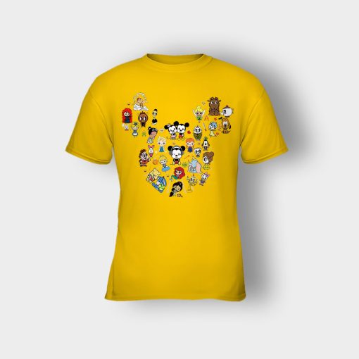 Characters-All-In-One-Disney-Mickey-Inspired-Kids-T-Shirt-Gold