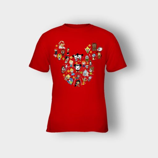 Characters-All-In-One-Disney-Mickey-Inspired-Kids-T-Shirt-Red