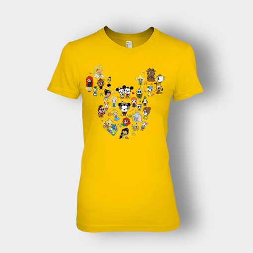 Characters-All-In-One-Disney-Mickey-Inspired-Ladies-T-Shirt-Gold