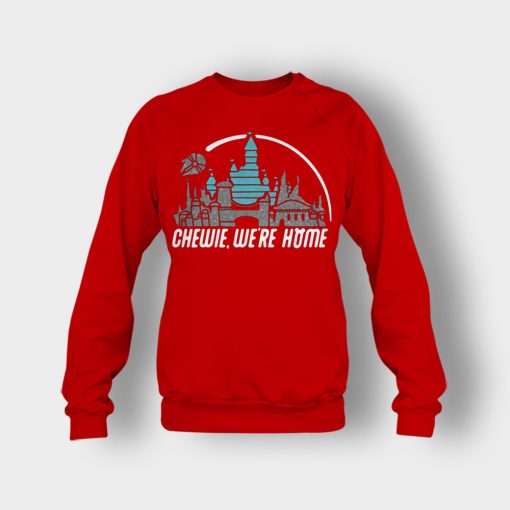 Chewie-Were-Home-Disney-Mickey-Inspired-Crewneck-Sweatshirt-Red