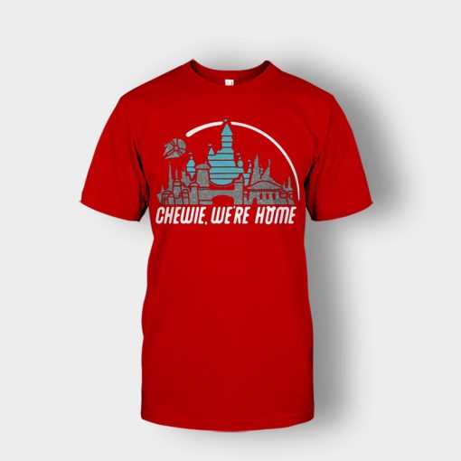 Chewie-Were-Home-Disney-Mickey-Inspired-Unisex-T-Shirt-Red
