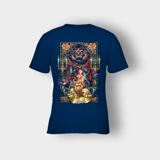 Ciao-Bella-Disney-Beauty-And-The-Beast-Kids-T-Shirt-Navy