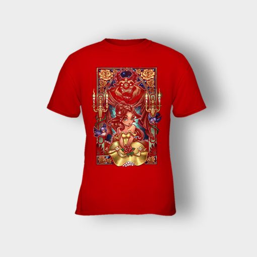 Ciao-Bella-Disney-Beauty-And-The-Beast-Kids-T-Shirt-Red