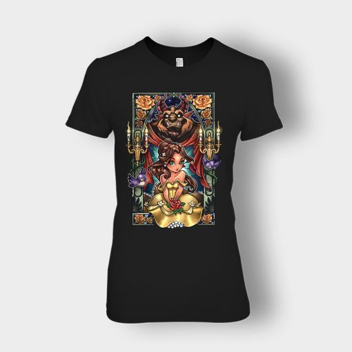 Ciao-Bella-Disney-Beauty-And-The-Beast-Ladies-T-Shirt-Black