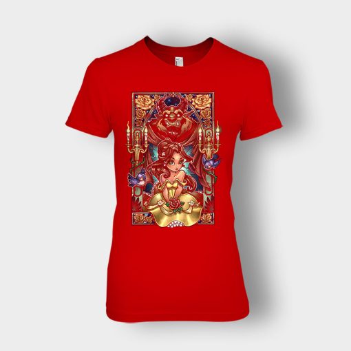 Ciao-Bella-Disney-Beauty-And-The-Beast-Ladies-T-Shirt-Red