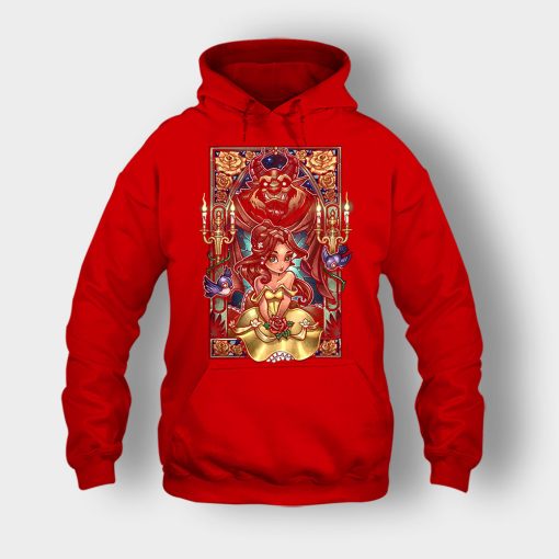 Ciao-Bella-Disney-Beauty-And-The-Beast-Unisex-Hoodie-Red