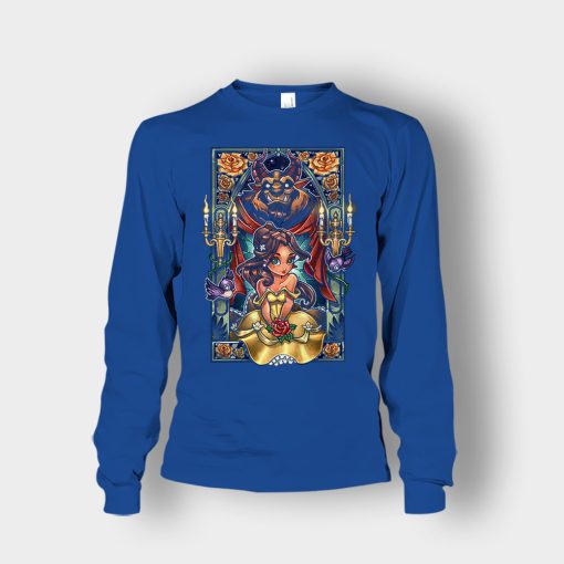 Ciao-Bella-Disney-Beauty-And-The-Beast-Unisex-Long-Sleeve-Royal