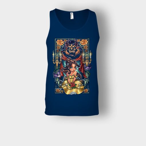 Ciao-Bella-Disney-Beauty-And-The-Beast-Unisex-Tank-Top-Navy